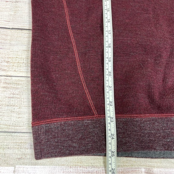 Tommy Bahama Mens Reversible Gray Red Long Sleeve Mock Neck Sweater Size S - Picture 11 of 11